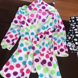 Polka Dot Bathrobe